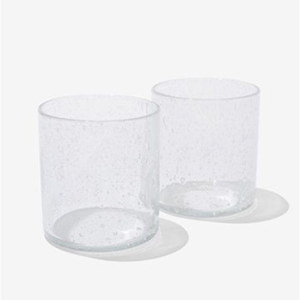 Citrine Atlas Cocktail Glasses Set of Two Clear